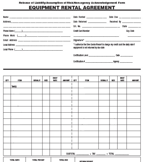 10087 Rental Agreement