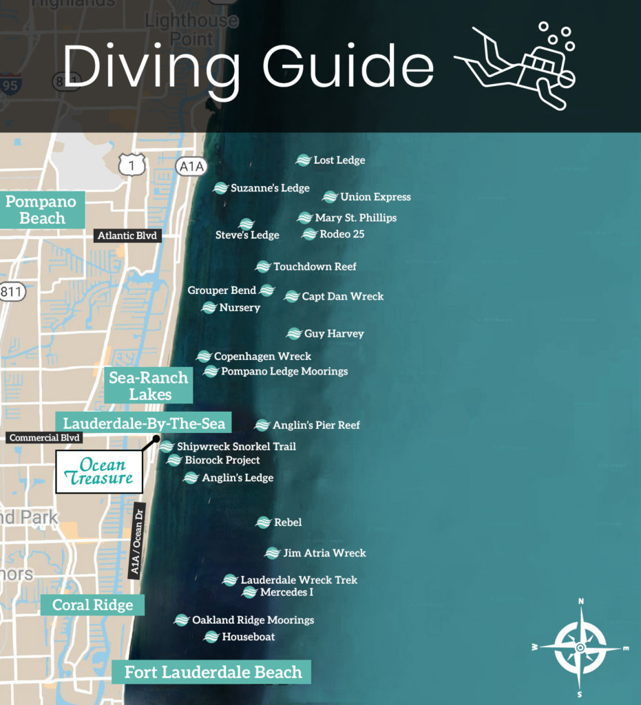 diving guide map